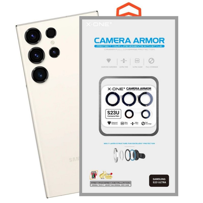 Γυαλί Προστασίας X-ONE Sapphire Camera Armor Samsung Galaxy S25 5G S931 AntiCrash 