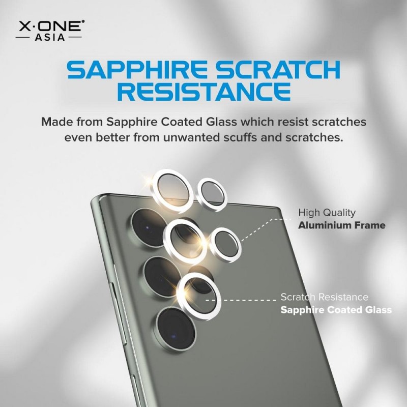 Γυαλί Προστασίας X-ONE Sapphire Camera Armor Samsung Galaxy S25 5G S931 AntiCrash 
