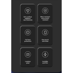 Γυαλί Προστασίας X-ONE Sapphire Camera Armor iPhone14 Pro/14 Pro Max  AntiCrash