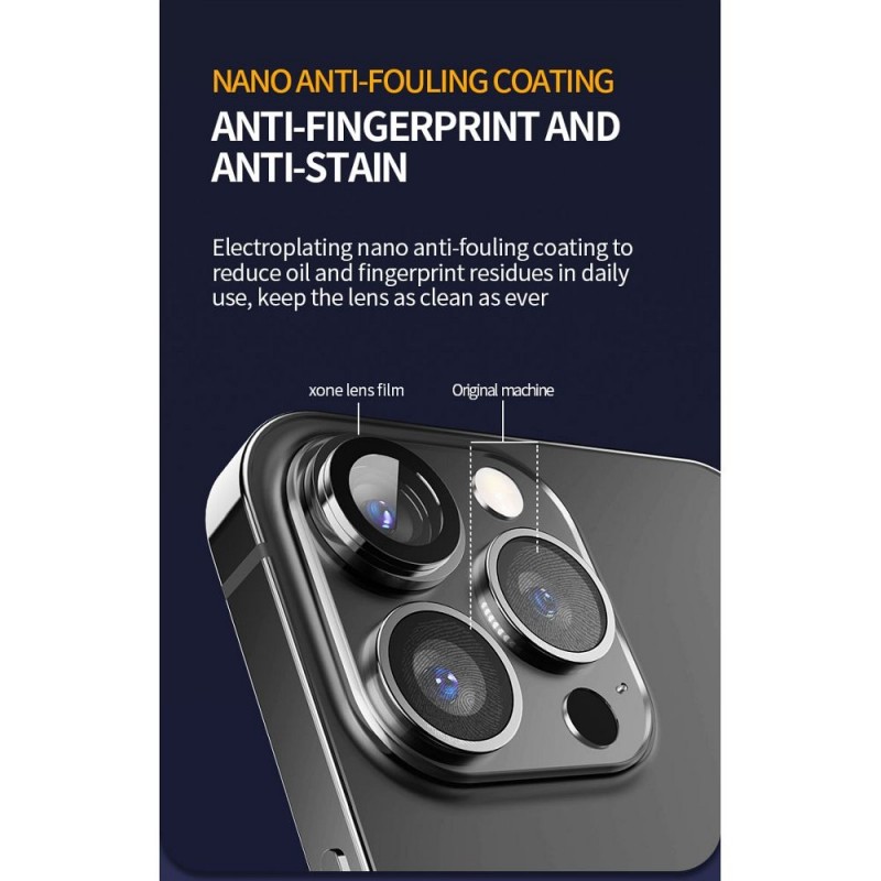 Γυαλί Προστασίας X-ONE Sapphire Camera Armor iPhone14 Pro/14 Pro Max  AntiCrash