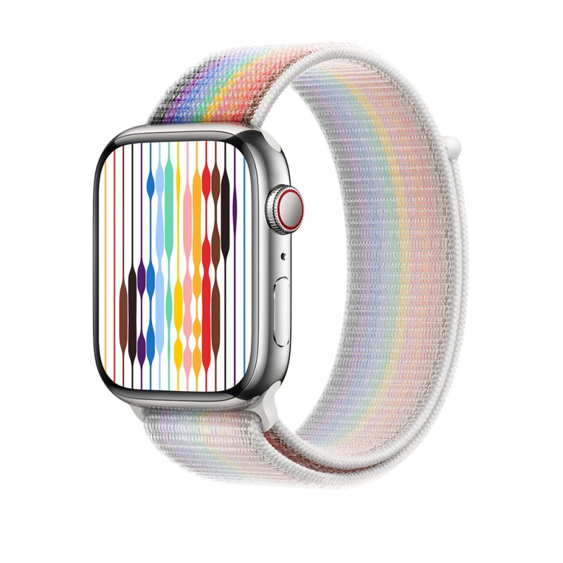 Ανταλλακτικό λουράκι QuickFit Nylon Apple Watch 1/2/3/4/5/6/SE/7 (38/40/41mm) Pride