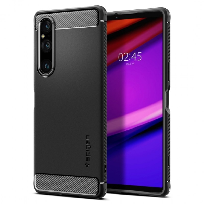 Θήκη Spigen Rugged Armor SONY XPERIA 1 V Matte Black (ACS06204)