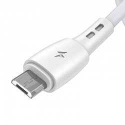 Καλώδιο Data Vipfan Racing X05 USB to Micro 1m (X01LT) White