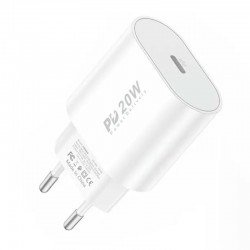 Φορτιστής Ταξιδιού Foneng Fast Charge EU39 USB-C 20W White