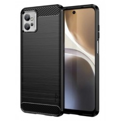 Θήκη Forcell TPU Carbon Fiber Brushed Moto G32 Black