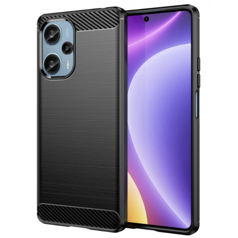 Θήκη TPU Carbon Fiber Brushed Xiaomi Poco F5 Black