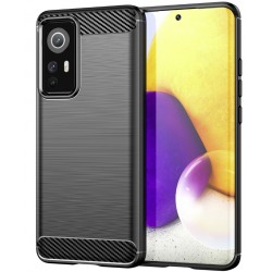Θήκη Forcell TPU Carbon Fiber Brushed Xiaomi Redmi Note 12s Black