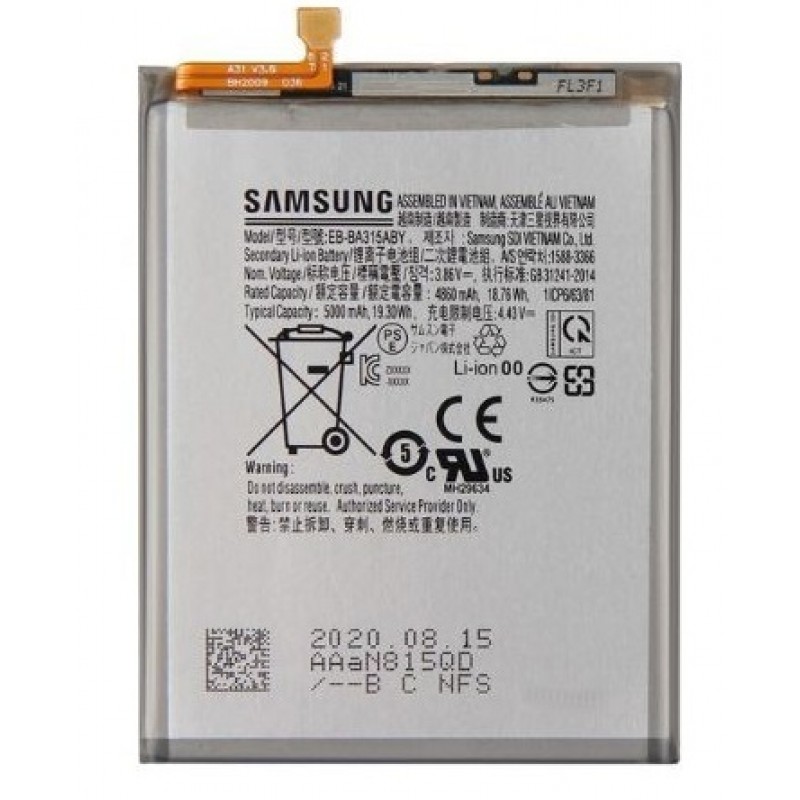 Μπαταρία EB-BA315ABY Samsung Galaxy A22 4G / A31 4G / A32 4G (Original Bulk)