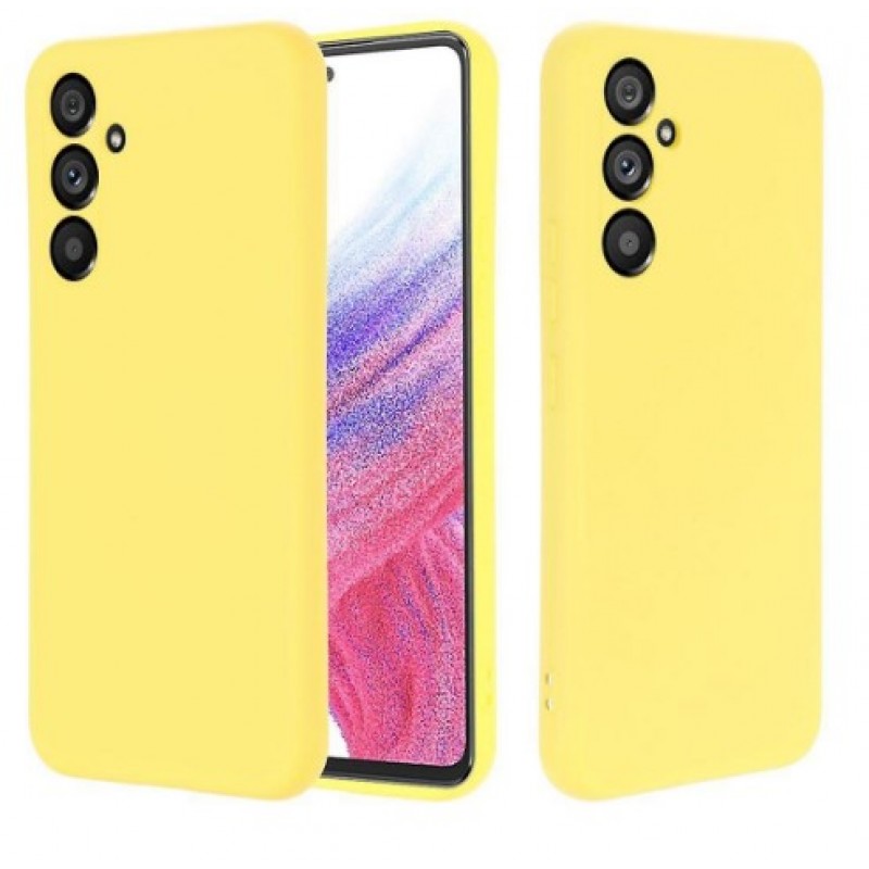 Θήκη  Liquid Silicone Case Samsung Galaxy A35 SM-A356 Yellow