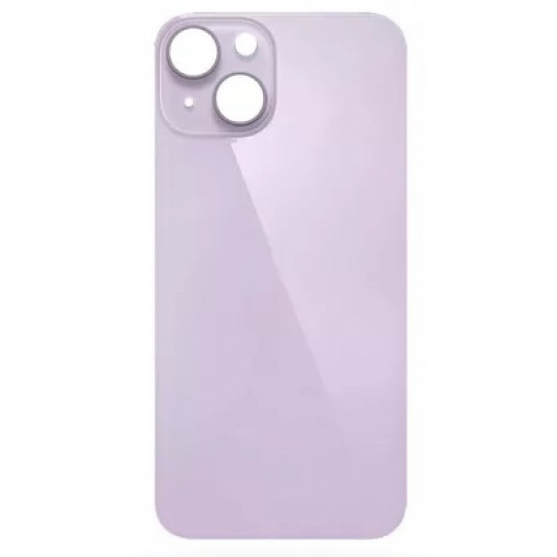 Καπάκι Μπαταρίας  με Αυτοκόλλητη ΤαινίαApple iPhone 14 (6.1") Back Cover Glass Purple