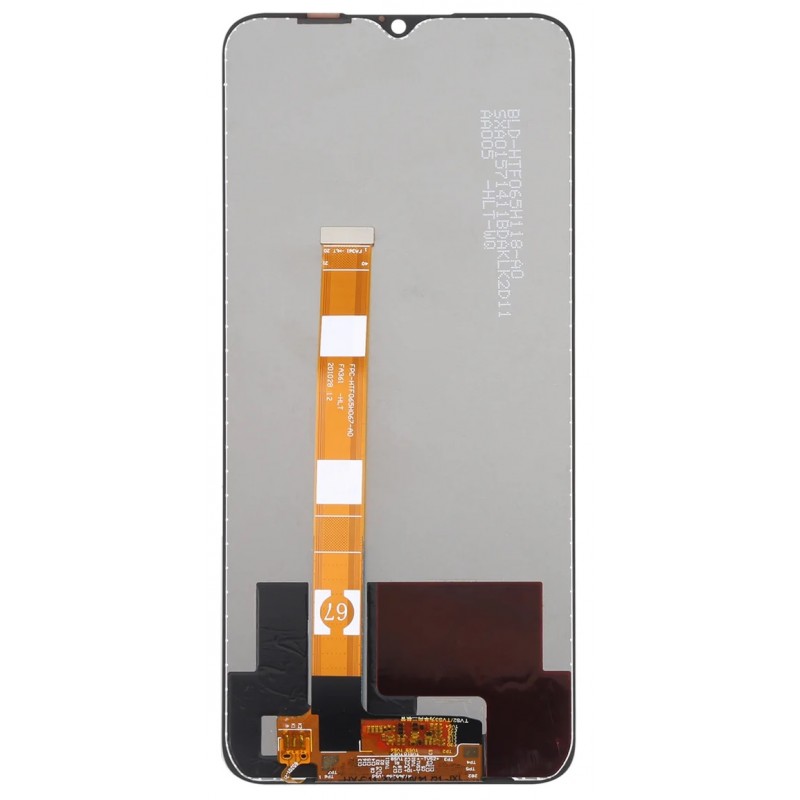 Οθόνη LCD & Μηχανισμός Αφής OPPO A16/A16s /A16 (2021)/A56/A54s/Realme C25/C25s/Narzo 50A Black με 3 Χρόνια Εγγύηση