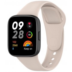 Ανταλλακτικό λουράκι Xiaomi Redmi Watch 3 Silicone Ivory