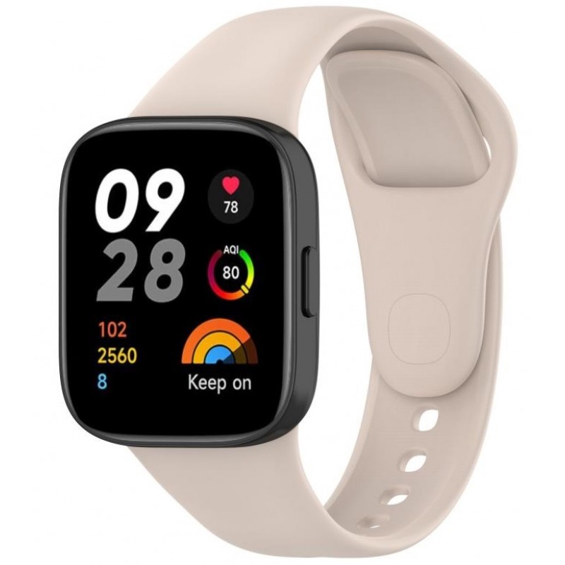 Ανταλλακτικό λουράκι Xiaomi Redmi Watch 3 Silicone Ivory