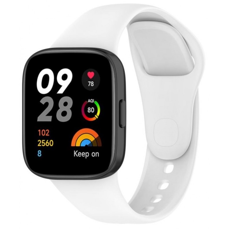 Ανταλλακτικό λουράκι Xiaomi Redmi Watch 3 Silicone White