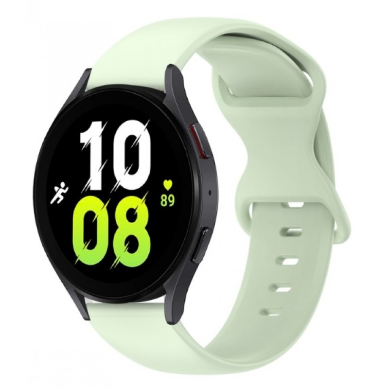 Ανταλλακτικό λουράκι QuickFit Silicone Butterfly Buckle για  Samsung Galaxy Watch3 (45mm)/Watch(46mm)/Huawei Watch 3 (46mm)/ Watch 3 Pro (48mm)/GT 2/Pro/Honor GS Pro/Amazfit GTR 3 (46mm)/GTR 3 Pro/GTR(47mm)/ Stratos 3(48mm) (22mm)