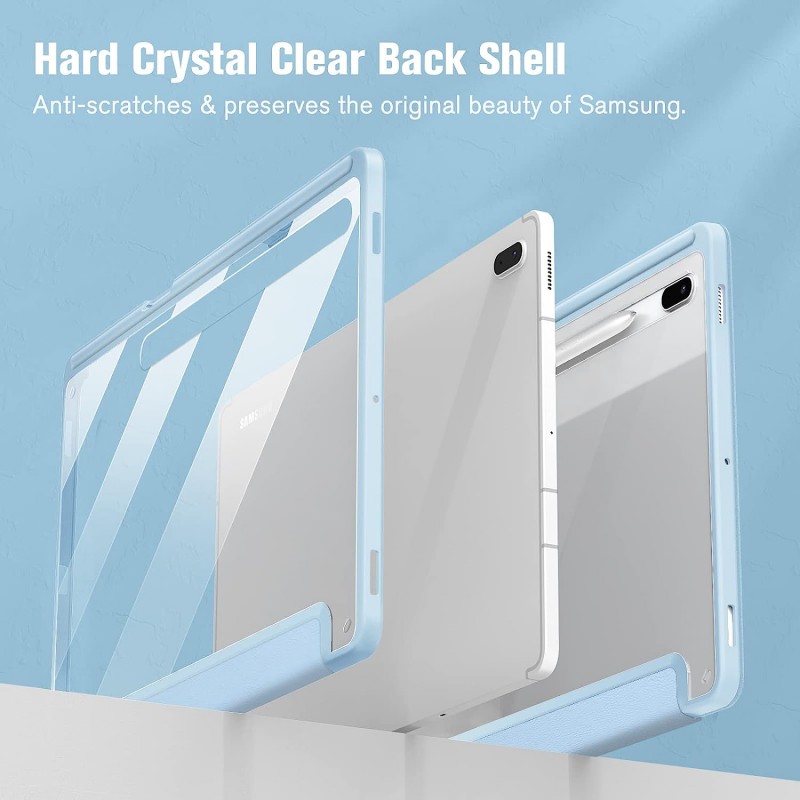 Θήκη Smartcase Hybrid Samsung Galaxy Tab S7/S8/S9/S9 FE 11" X700/X706/T870 Light Blue