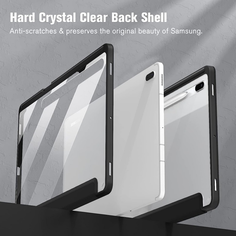 Θήκη  Smartcase Hybrid Samsung Galaxy Tab S7+ Plus/S8+ Plus/S7 FE 12.4 Black
