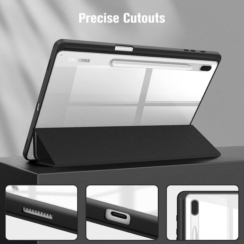 Θήκη  Smartcase Hybrid Samsung Galaxy Tab S7+ Plus/S8+ Plus/S7 FE 12.4 Black