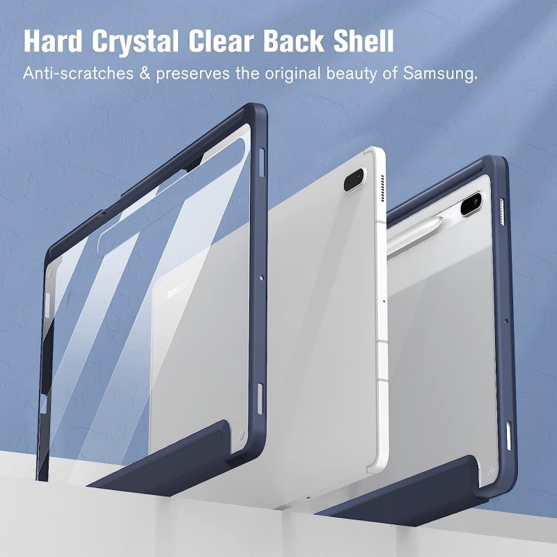 Θήκη  Smartcase Hybrid Samsung Galaxy Tab S7+ Plus/S8+ Plus/S7 FE 12.4 Blue