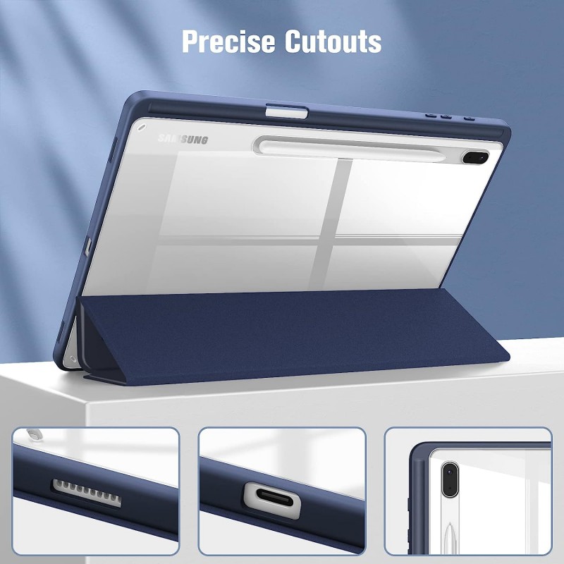 Θήκη  Smartcase Hybrid Samsung Galaxy Tab S7+ Plus/S8+ Plus/S7 FE 12.4 Blue