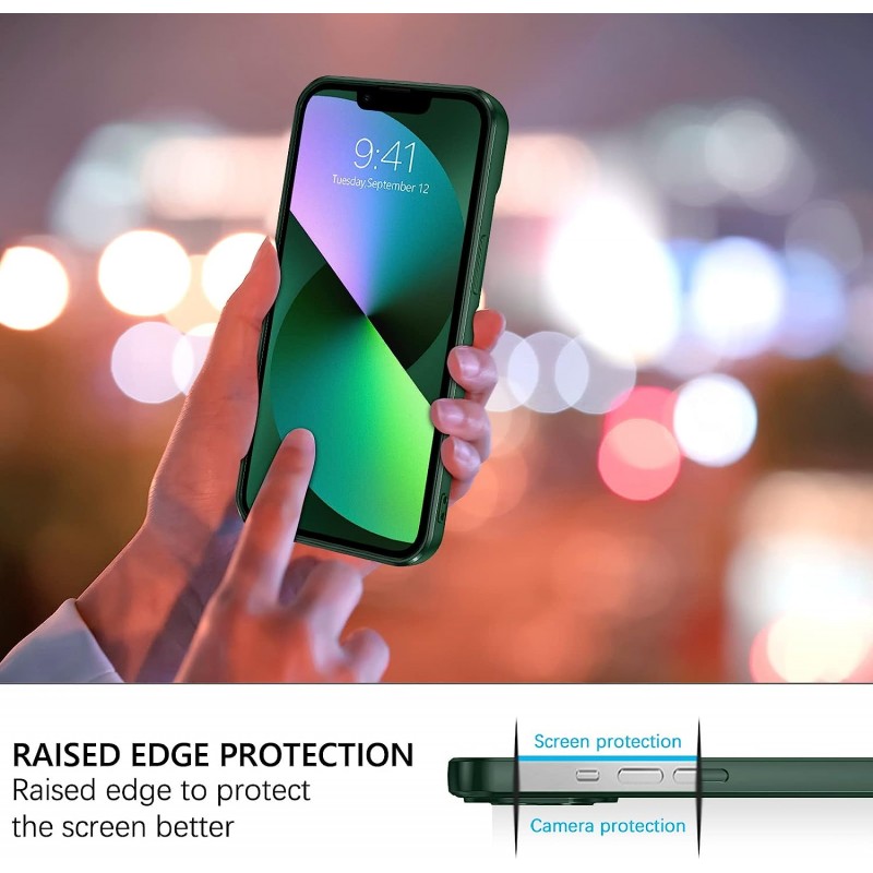 Θήκη TPU Soft Electro Plating with MagSafe Apple iPhone 14 Pro (6.1") Green