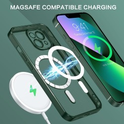 Θήκη TPU Soft Electro Plating with MagSafe Apple iPhone 14 Pro (6.1") Green