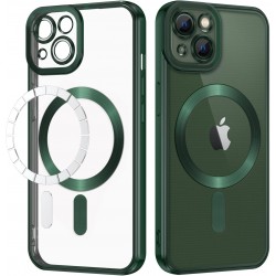 Θήκη TPU Soft Electro Plating with MagSafe Apple iPhone 14 Pro (6.1") Green