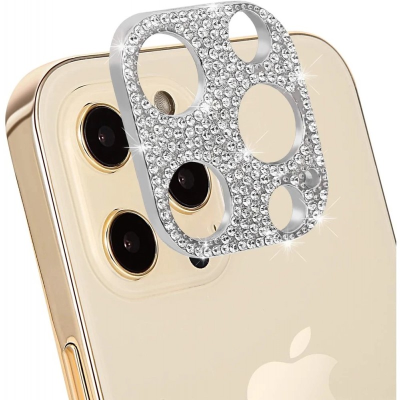 Προστατευτικό Κάμερας Apple iPhone 13 Pro (6.1") / 13 Pro Max (6.7\'\') Diamond Silver