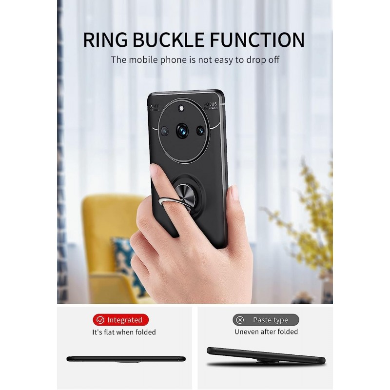 Θήκη Ring Armor Magnetic Stand Realme 11 Pro/11 Pro+ Black
