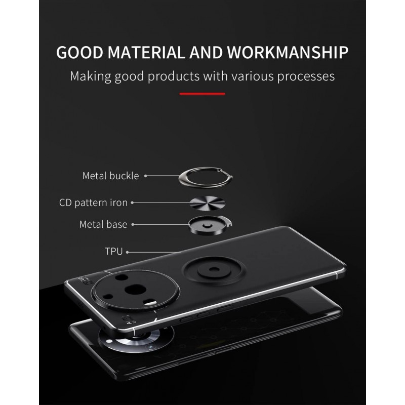 Θήκη Ring Armor Magnetic Stand Realme 11 Pro/11 Pro+ Black