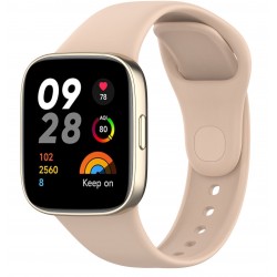 Ανταλλακτικό λουράκι Xiaomi Redmi Watch 3 Active / Lite Silicone Ivory