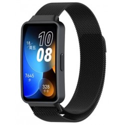 Ανταλλακτικό λουράκι Huawei Band 8 / 9 / 10 Milanese Βlack