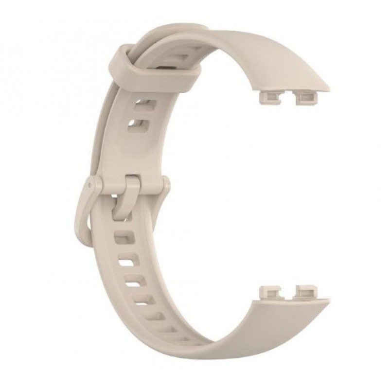 Ανταλλακτικό λουράκι Huawei Band 8 / 9 / 10 Smoothband Ivory White