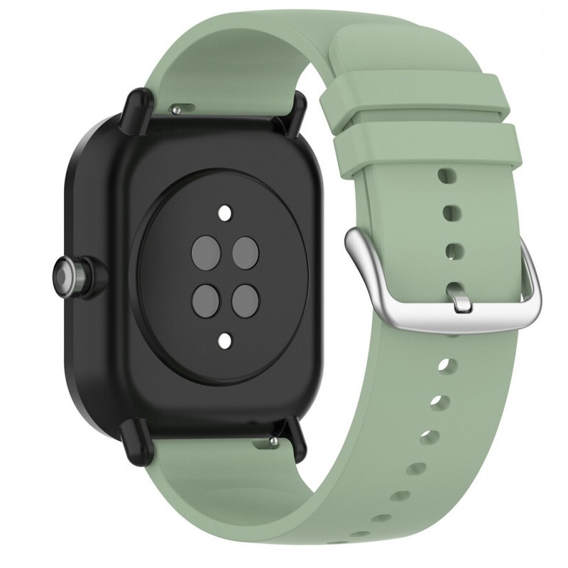 Ανταλλακτικό λουράκι QuickFit Silver Buckle Lake Green για Samsung Galaxy Watch3(45mm)/Watch(46mm)/Xiaomi Haylou LS05/Amazfit GTR(47mm)/2e(46mm)/Stratos 2/3/Mi Watch(46mm)/Huawei GT/Active/GT 2/Pro/Honor GS Pro/Magic/2(46mm) (22mm)