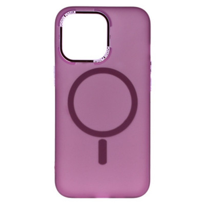 Θήκη Magnetic Frosted Silicone Case Apple iPhone 11 (6.1") Purple