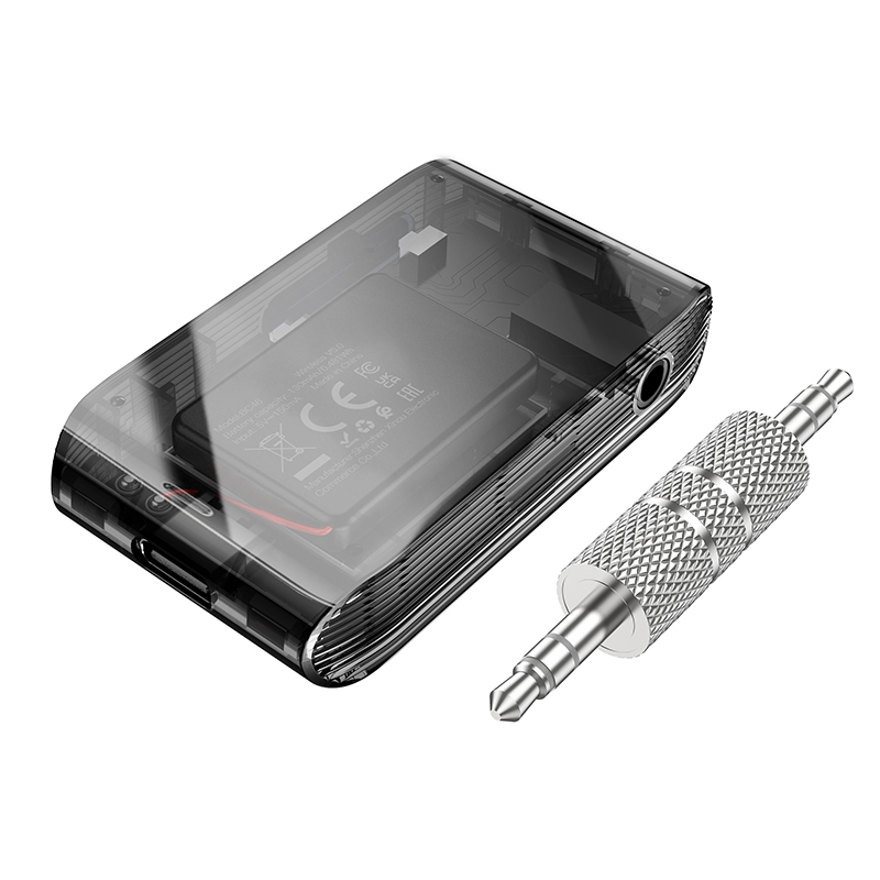 Borofone Audio Bluetooth Reciever Aux BC46 Gratified Transparent