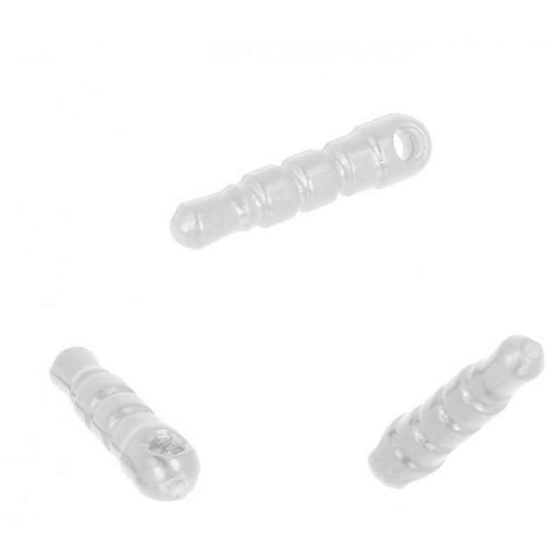 Silicone Dust Plug Jack 3,5mm White