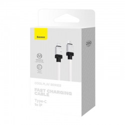Καλώδιο Baseus Fast Charging USB-C to Lightning 20W 2m White (CAKW000102)