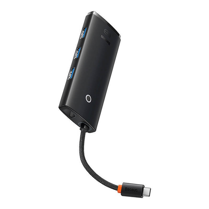 Baseus Hub 5-port USB-C to HDMI USB3.0x3 PD HUB Black (WKQX080201) Baseus Hub 5-port USB-C to HDMI USB3.0x3 PD HUB Black (WKQX080201)