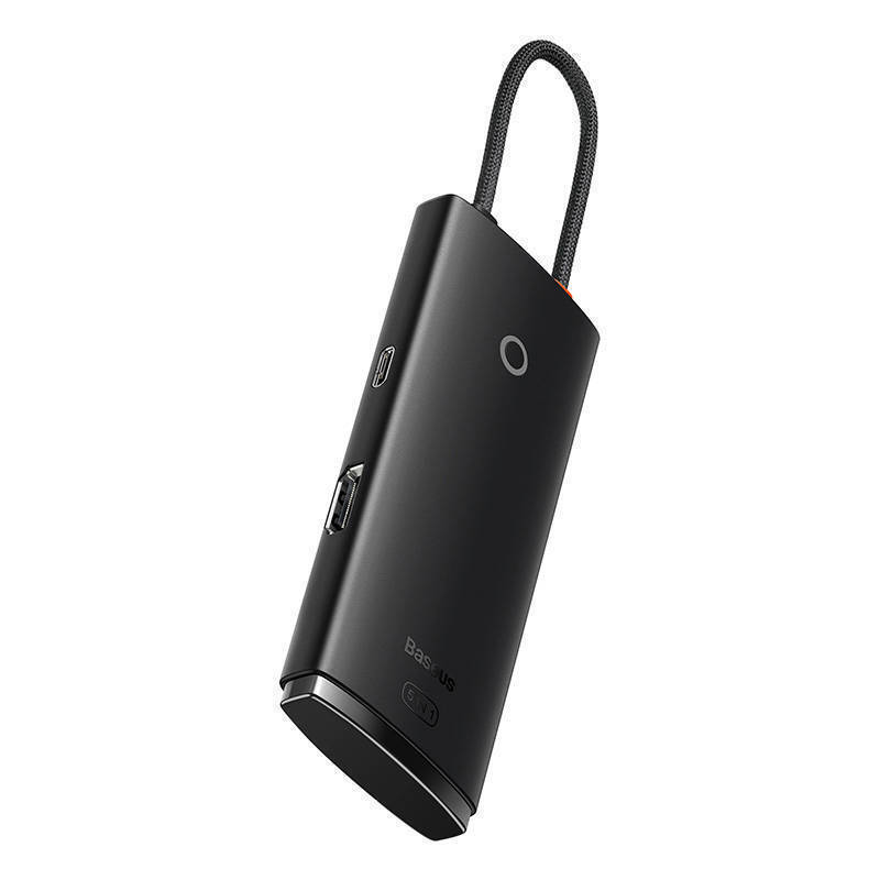 Baseus Hub 5-port USB-C to HDMI USB3.0x3 PD HUB Black (WKQX080201) Baseus Hub 5-port USB-C to HDMI USB3.0x3 PD HUB Black (WKQX080201)