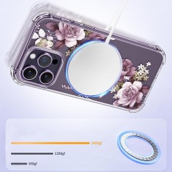 Θήκη Tech-Protect MagMood MagSafe Apple iPhone 13 Pro (6.1") White Daisy