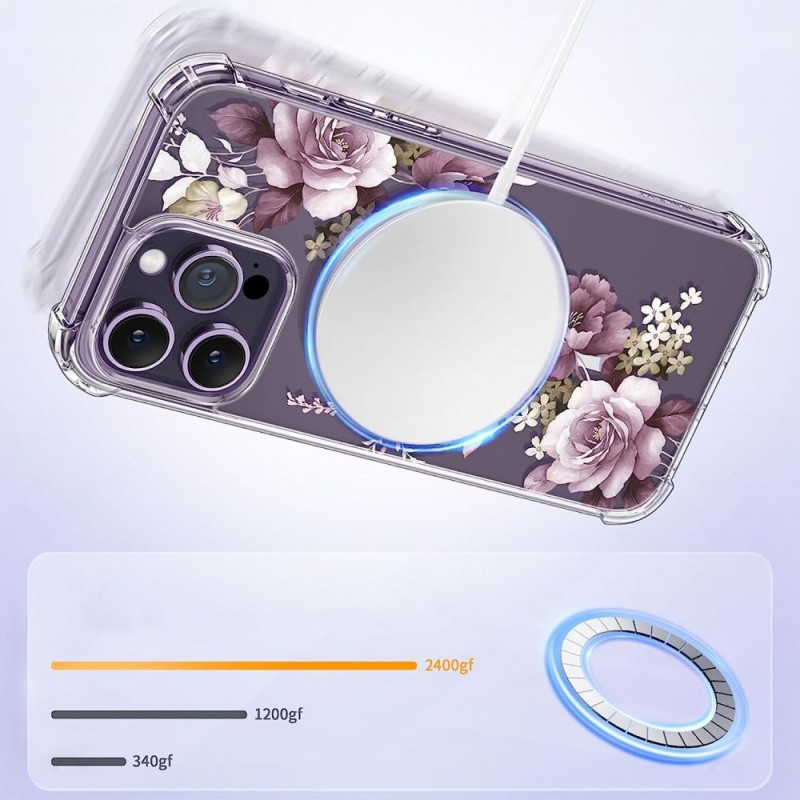 Θήκη Tech-Protect MagMood MagSafe Apple iPhone 13 Pro (6.1") White Daisy
