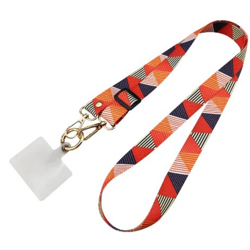  Λουράκι Λαιμού στήριξης Θήκης Smartphone Universal Neck Strap Lanyard Retro Pattern Colorful