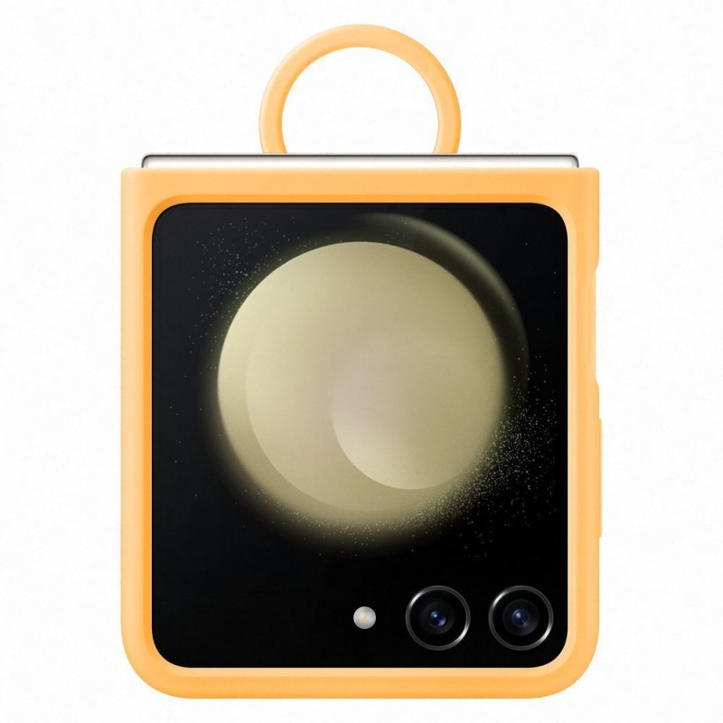 Θήκη Samsung Silicone Cover with Ring EF-PF731TOEGWW Galaxy Z Flip5 5G SM-F731 Apricot (Original)