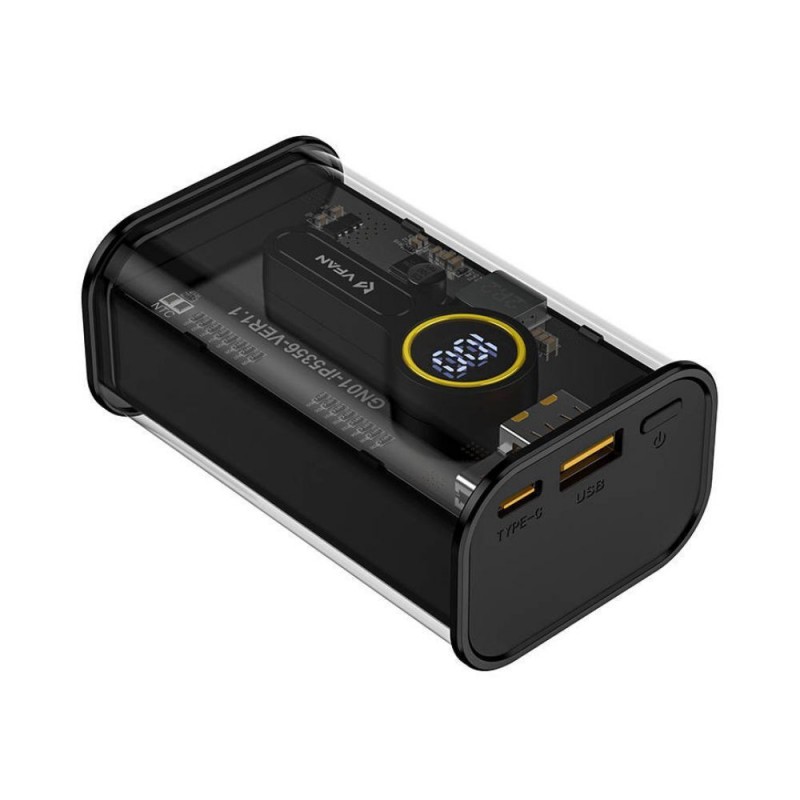 Εξωτερική Μπαταρία Vipfan Powerbank F11 10000mAh 22.5W Black