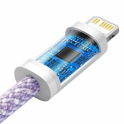 Καλώδιο Data Baseus Dynamic Series CALD000105 Type-C to Lightning 2m Purple (PD20W)