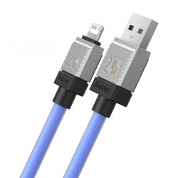 Καλώδιο Baseus Coolplay Fast Charging USB-A to Lightning 2.4A 1m Purple (CAKW000403)