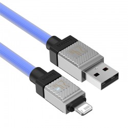 Καλώδιο Baseus Coolplay Fast Charging USB-A to Lightning 2.4A 1m Purple (CAKW000403)