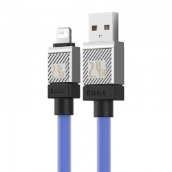 Καλώδιο Baseus Coolplay Fast Charging USB-A to Lightning 2.4A 1m Purple (CAKW000403)