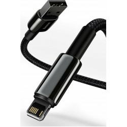 Καλώδιο Φόρτισης Baseus Cable Tungsten PD USB-A to Lightning Super Charge 2.4A 1m Black (CALWJ-01)